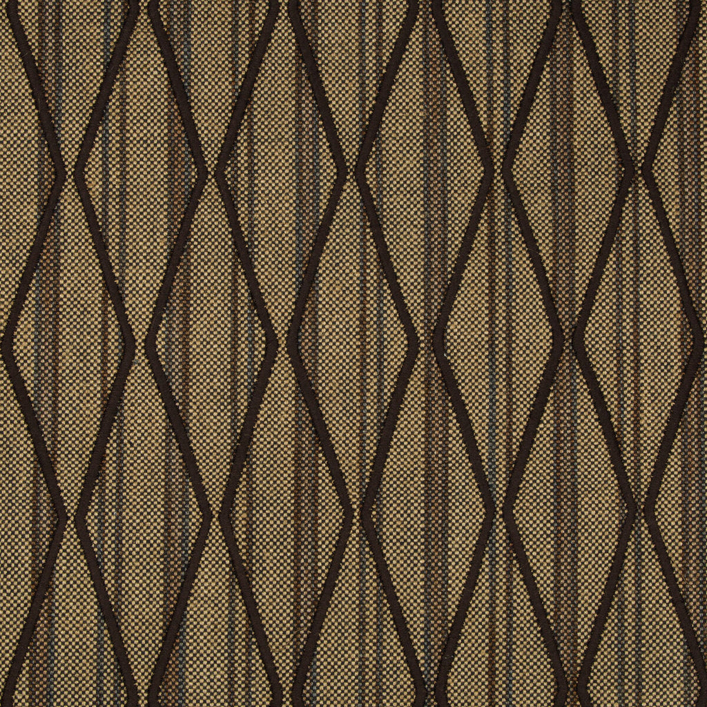 Samples and Purchasing available for Omo Embroidery - Beige/Cocoa Brown By Lee Jofa | Merkato |Global Stripes Multipurpose Embroidery at Designer Wallcoverings and Fabrics