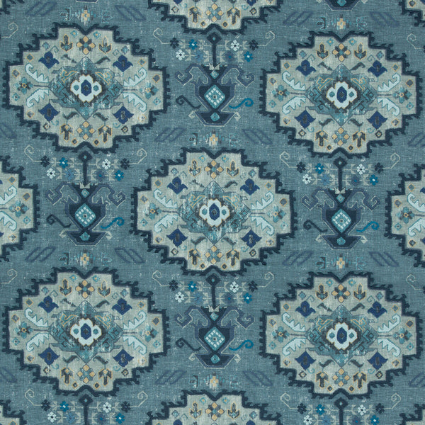 Turkana - Marine/Sky Blue By Lee Jofa | Merkato | Global Multipurpose Embroidery