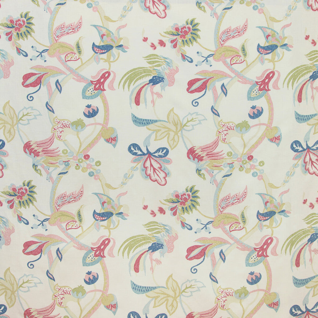 Samples and Purchasing available for Gorda - Petal/Capri Multi By Lee Jofa | Westport |Botanical & Floral  Multipurpose Print at Designer Wallcoverings and Fabrics