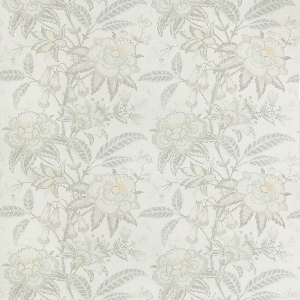 Samples and Purchasing available for Davenport Print - Cloud Light Grey By Lee Jofa | Westport |Botanical & Floral  Multipurpose Print at Designer Wallcoverings and Fabrics