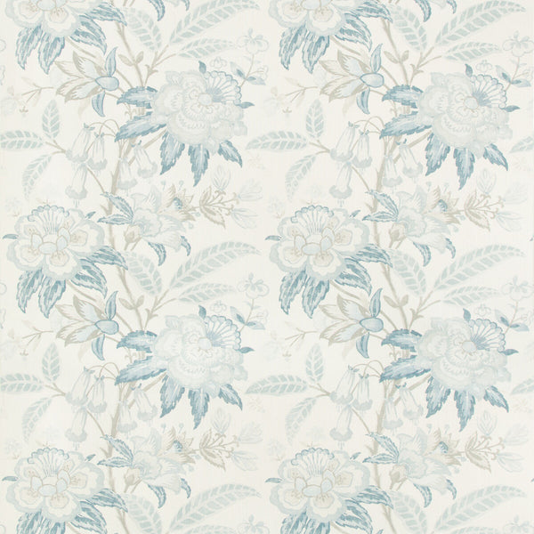 Davenport Print - Frost Blue Multi By Lee Jofa | Westport |Botanical & Floral  Multipurpose Print