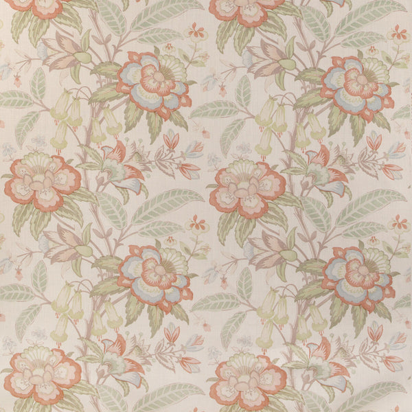 Davenport Print - Coral Orange By Lee Jofa | Garden Walk |Botanical & Floral  Multipurpose Print