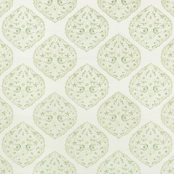 Lido Print - Leaf Green By Lee Jofa | Westport | Paisley Multipurpose Print