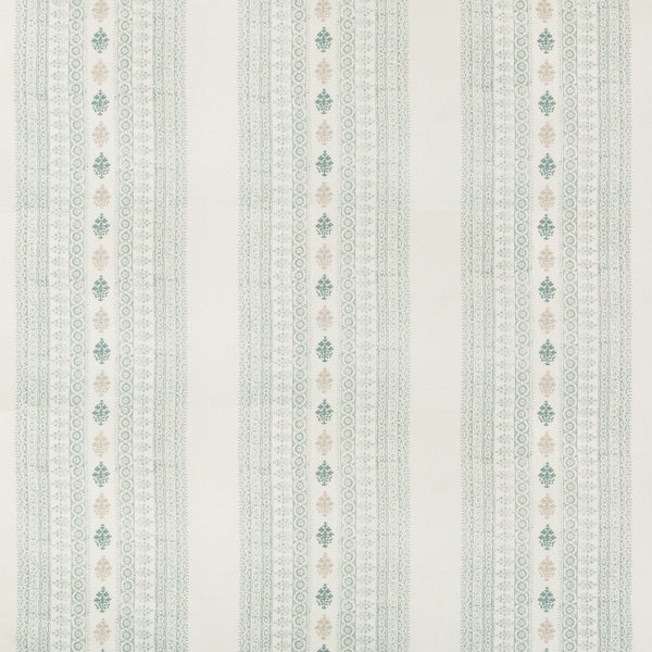 Seacliffe Print - Mist Turquoise By Lee Jofa | Westport |Stripes  Multipurpose Weave