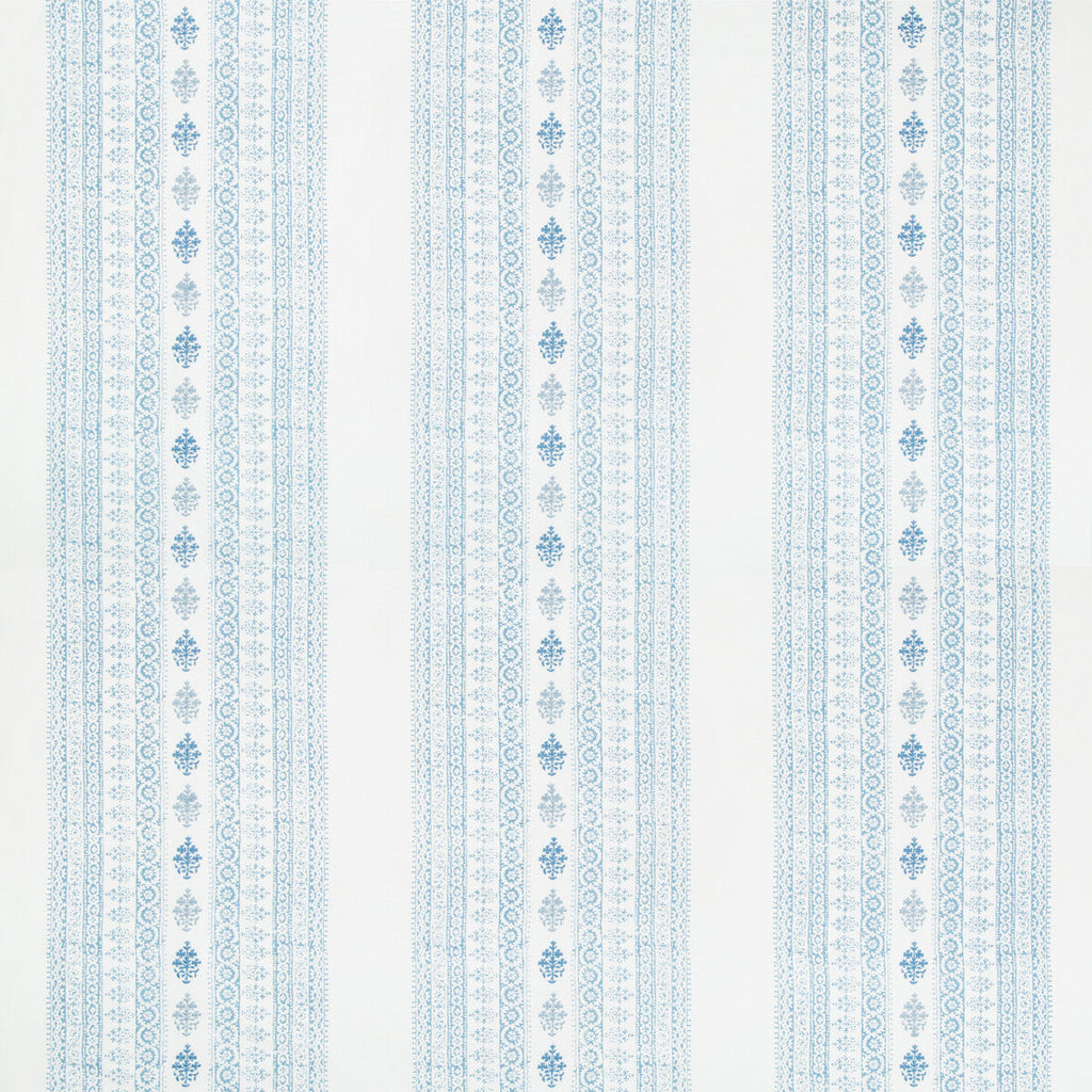 Samples and Purchasing available for Seacliffe Print - Sky Blue By Lee Jofa | Westport |Stripes  Multipurpose Weave at Designer Wallcoverings and Fabrics