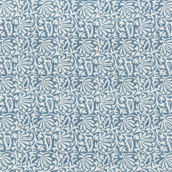 Coppelia Moire - Bleu Dark Blue By Brunschwig & Fils | Madeleine Castaing | Damask Multipurpose Print