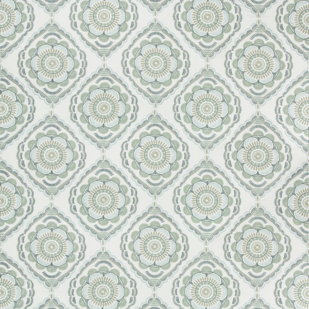 Samples and Purchasing available for Monterey Emb - Sea Mist Green By Lee Jofa | Westport |Modern Global Multipurpose Embroidery at Designer Wallcoverings and Fabrics