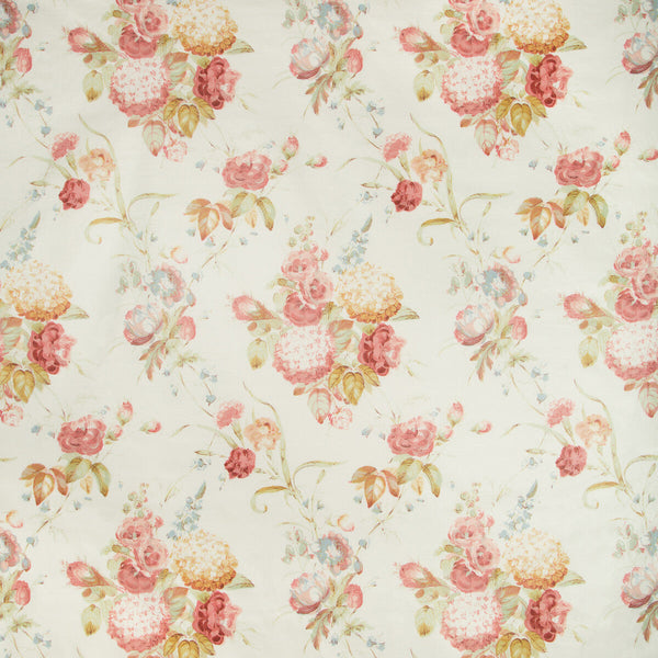 Adelyn Handblock - Rose Multi By Lee Jofa | Lj Showroom Only 2018 | Botanical & Floral Multipurpose Print