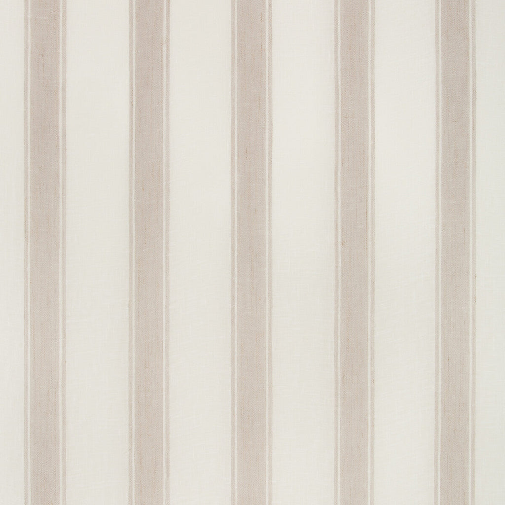 Samples and Purchasing available for Leckford Sheer - Dove Taupe By Lee Jofa | Andover Sheers |Stripes  Drapery Sheer at Designer Wallcoverings and Fabrics