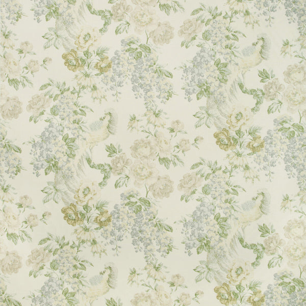 Montecito Floral - Sky/Green Multi By Lee Jofa | Suzanne Rheinstein Iii |Botanical & Floral  Multipurpose Print