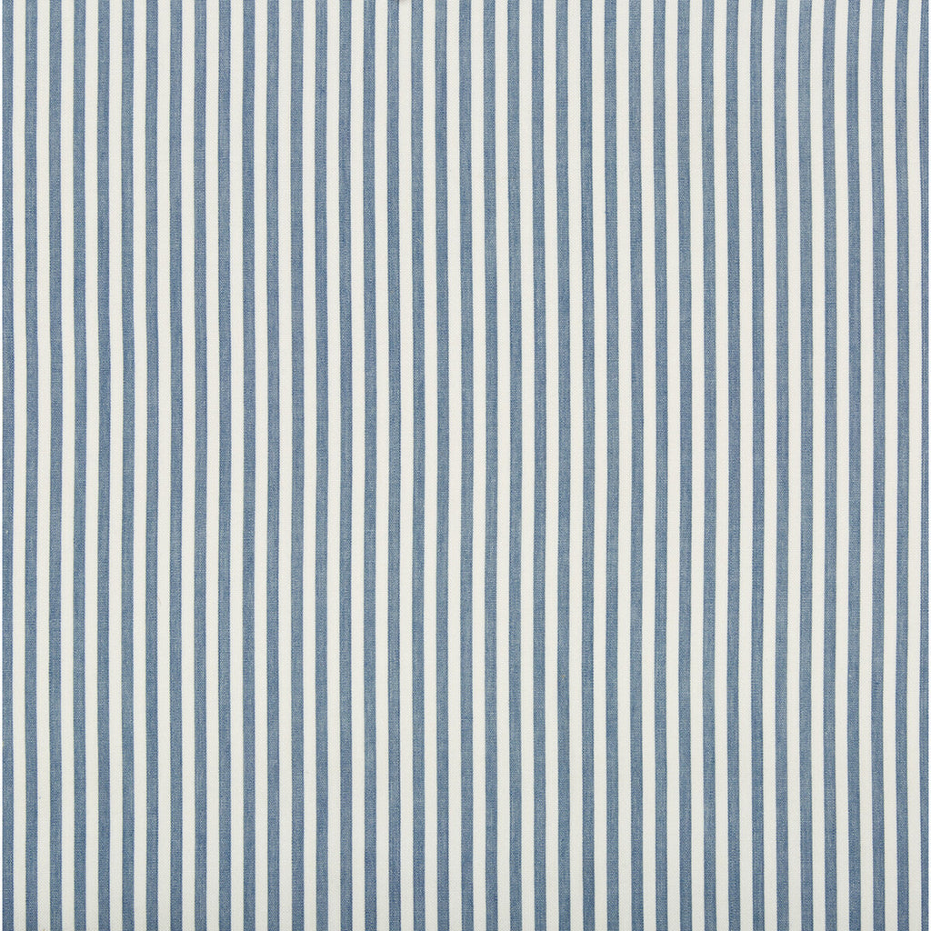 Samples and Purchasing available for Cap Ferrat Stripe - Marine Blue By Lee Jofa | Suzanne Kasler The Riviera Collection |Stripes Texture Upholstery  at Designer Wallcoverings and Fabrics
