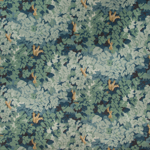 Les Touches Emb - Canton Blue Blue By Brunschwig & Fils | Cape Comorin | Animal Skins Multipurpose Embroidery