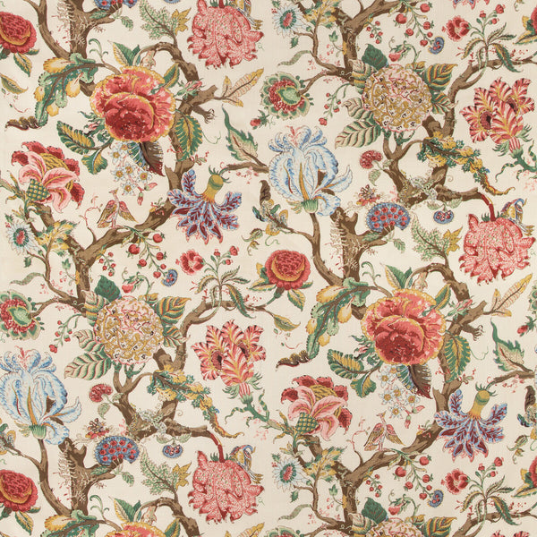Adlington - Berry Multi By Lee Jofa | Manor House |Botanical & Floral Jacobeans Multipurpose Print