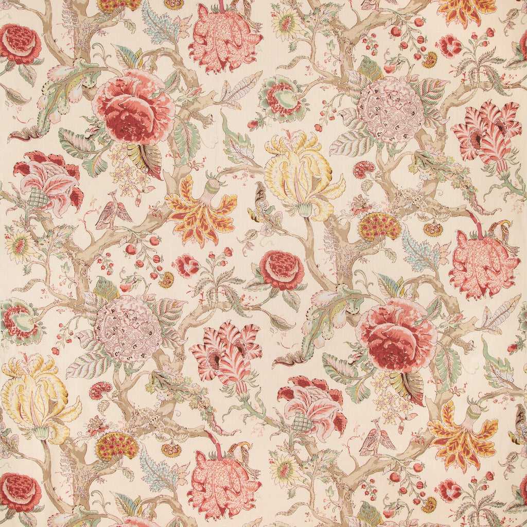 Samples and Purchasing available for Adlington - Rose Multi By Lee Jofa | Manor House |Botanical & Floral Jacobeans Multipurpose Print at Designer Wallcoverings and Fabrics