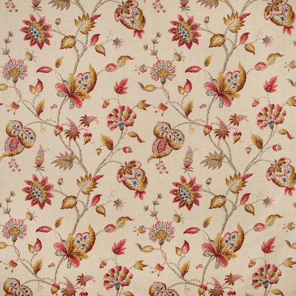 Hollin Print - Spice Multi By Lee Jofa | Manor House |Botanical & Floral Jacobeans Multipurpose Print