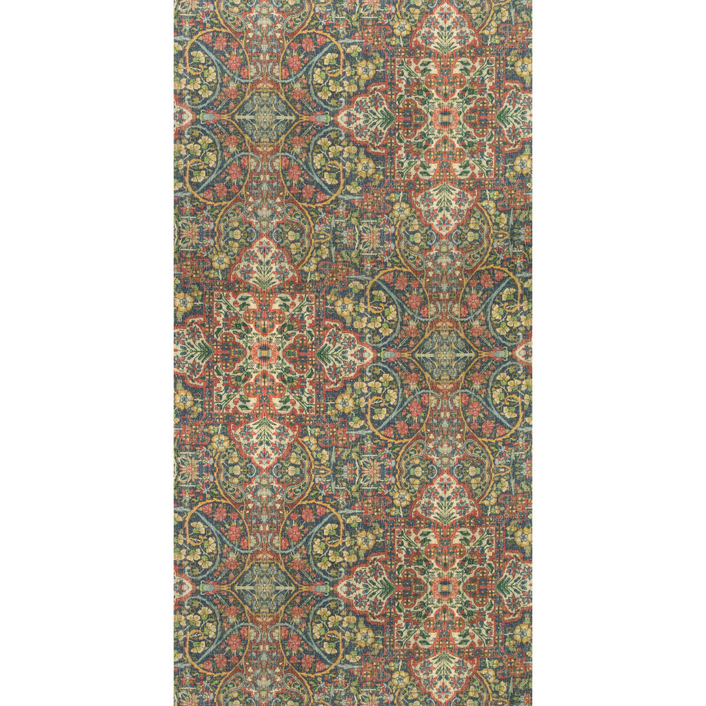 Samples and Purchasing available for Bromley Print - Multi Multi By Lee Jofa | Manor House | Medallion / Suzani / Persian Multipurpose Print at Designer Wallcoverings and Fabrics