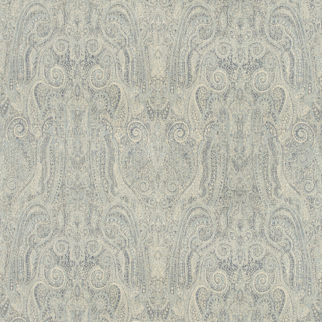 Samples and Purchasing available for Foxhill Paisley - Denim Blue By Lee Jofa | Manor House | Paisley Upholstery  at Designer Wallcoverings and Fabrics