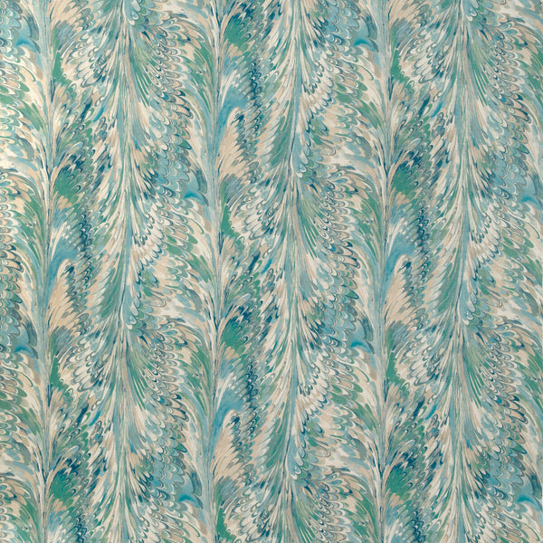 Taplow Print - Marine/Sand Blue By Lee Jofa | Garden Walk | Abstract Multipurpose Print