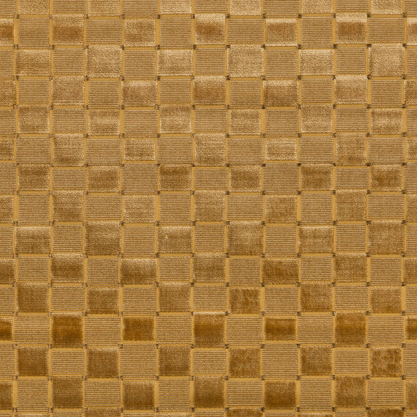 Levens Velvet - Gold Gold By Lee Jofa | Harlington Velvets |Modern Plaid / Check Upholstery Velvet