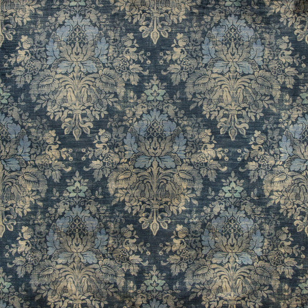 Alma Velvet - Midnight Dark Blue By Lee Jofa | Harlington Velvets | Damask Multipurpose Print
