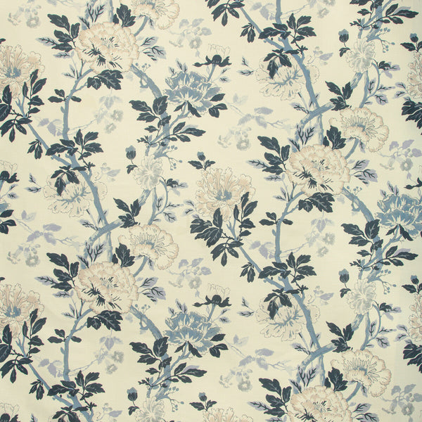 Inisfree - Denim Blue By Lee Jofa | Carrier And Company |Botanical & Floral  Multipurpose Print