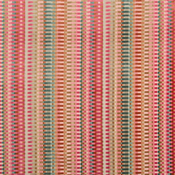 Picket - Multi/Russet Multi By Lee Jofa | Carrier And Company | Geometric Upholstery Velvet