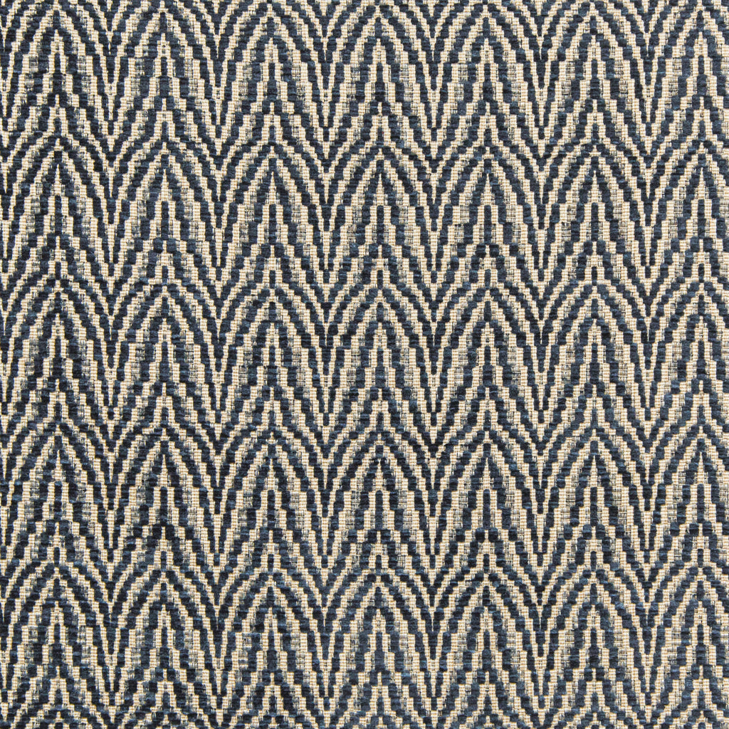 Revard Chenille - Navy Blue By Brunschwig & Fils | Chambery Textures | Texture Upholstery Chenille
