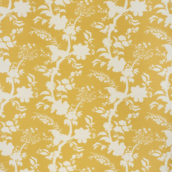 Beijing Blossom - Amber Yellow By Lee Jofa | Paolo Moschino Fabrics |Botanical & Floral  Multipurpose Print