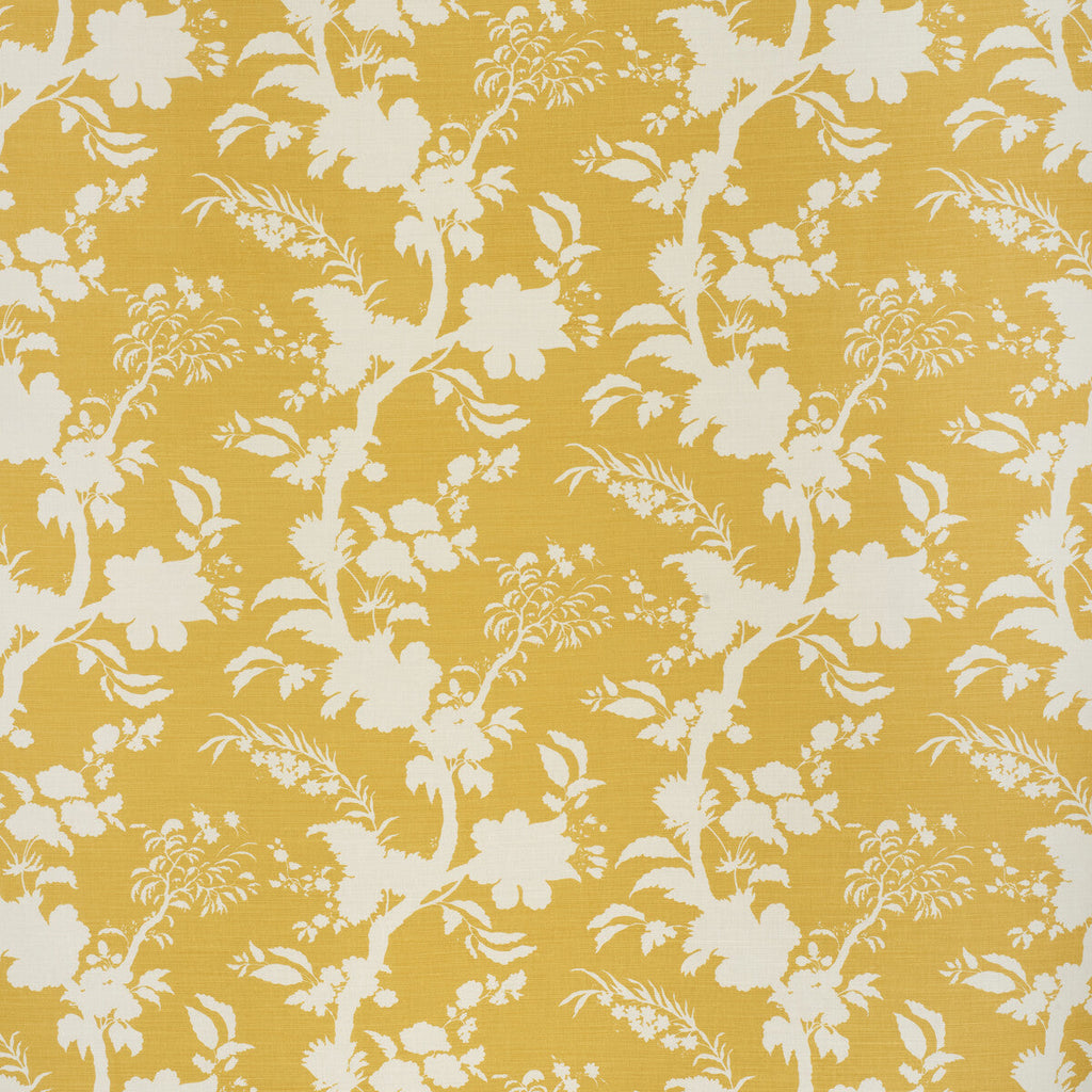 Samples and Purchasing available for Beijing Blossom - Amber Yellow By Lee Jofa | Paolo Moschino Fabrics |Botanical & Floral  Multipurpose Print at Designer Wallcoverings and Fabrics