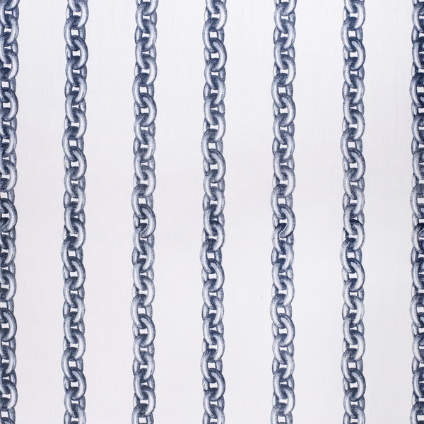Cables - Navy Dark Blue By Lee Jofa | Paolo Moschino Fabrics |Modern Stripes Multipurpose Print