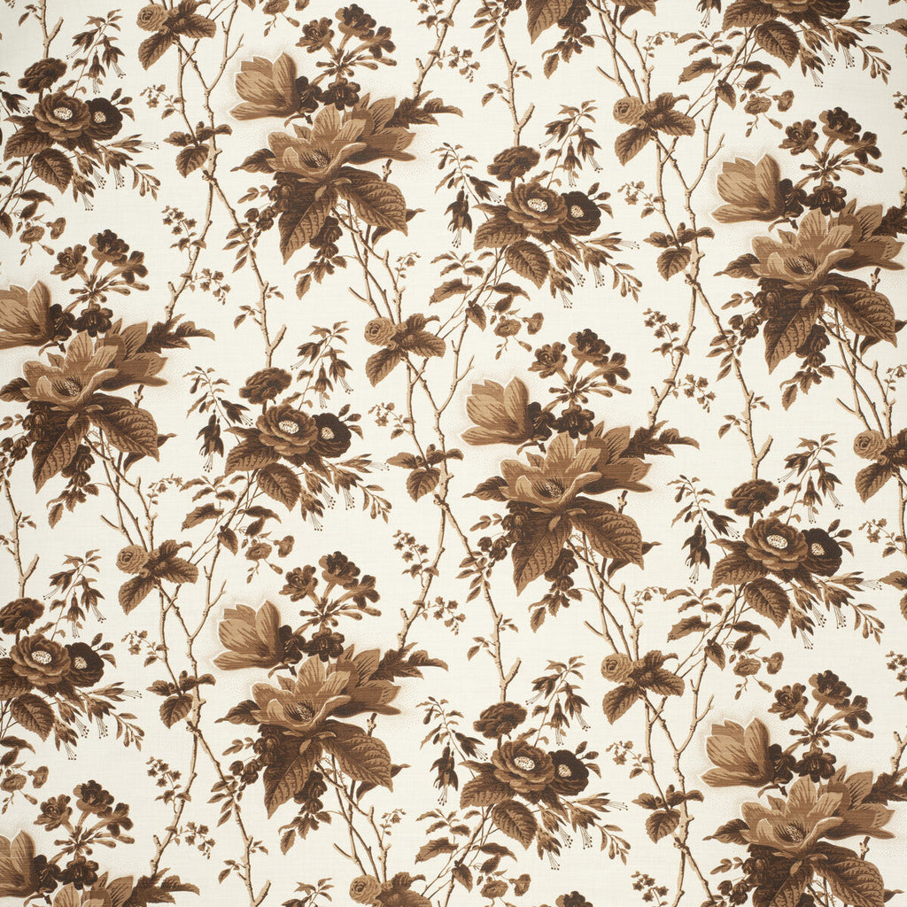 Samples and Purchasing available for De La Tour - Brown Brown By Lee Jofa | Paolo Moschino Fabrics |Botanical & Floral  Multipurpose Print at Designer Wallcoverings and Fabrics