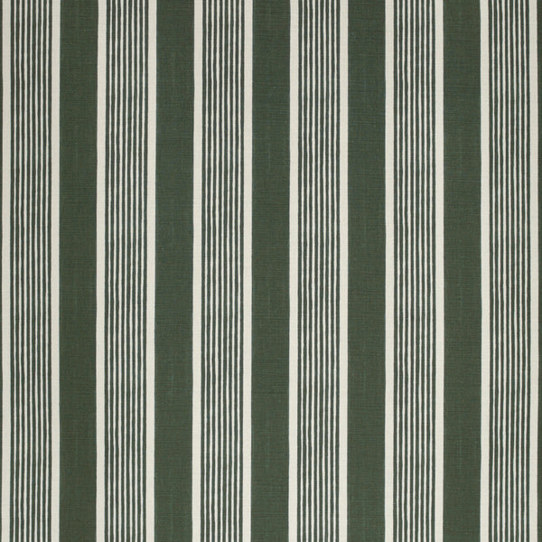 Elba Stripe - Dark Green Green By Lee Jofa | Paolo Moschino Fabrics | Stripes Multipurpose Print