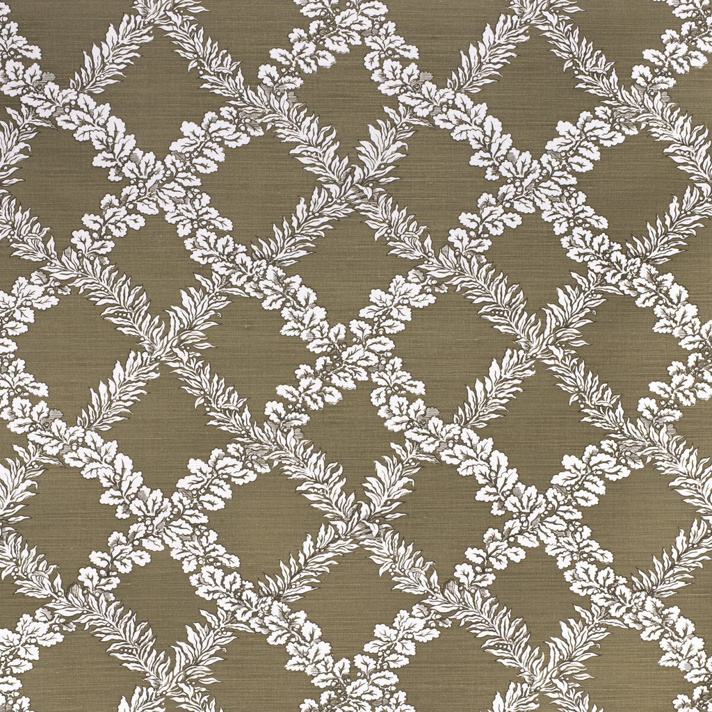 Samples and Purchasing available for Leaf Trellis - Green Green By Lee Jofa | Paolo Moschino Fabrics |Botanical & Floral Lattice/Scrollwork Multipurpose Print at Designer Wallcoverings and Fabrics