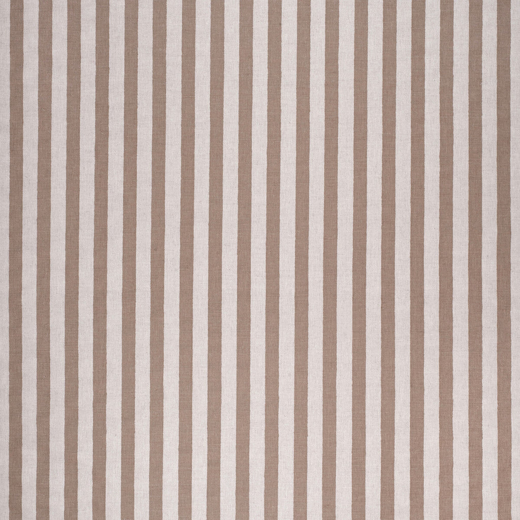 Samples and Purchasing available for Melba Stripe - Brown/Ecru Beige By Lee Jofa | Paolo Moschino Fabrics | Stripes Multipurpose Print at Designer Wallcoverings and Fabrics