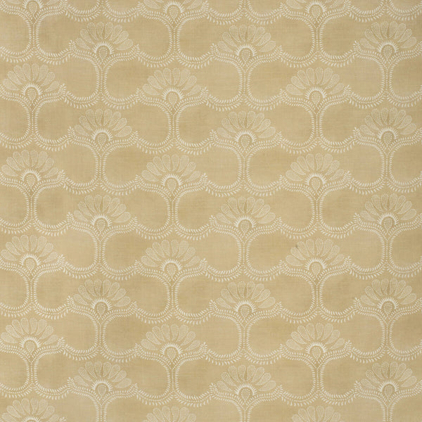 Odessa - Mastic Wheat By Lee Jofa | Paolo Moschino Fabrics |Botanical & Floral Lattice/Scrollwork Multipurpose Print