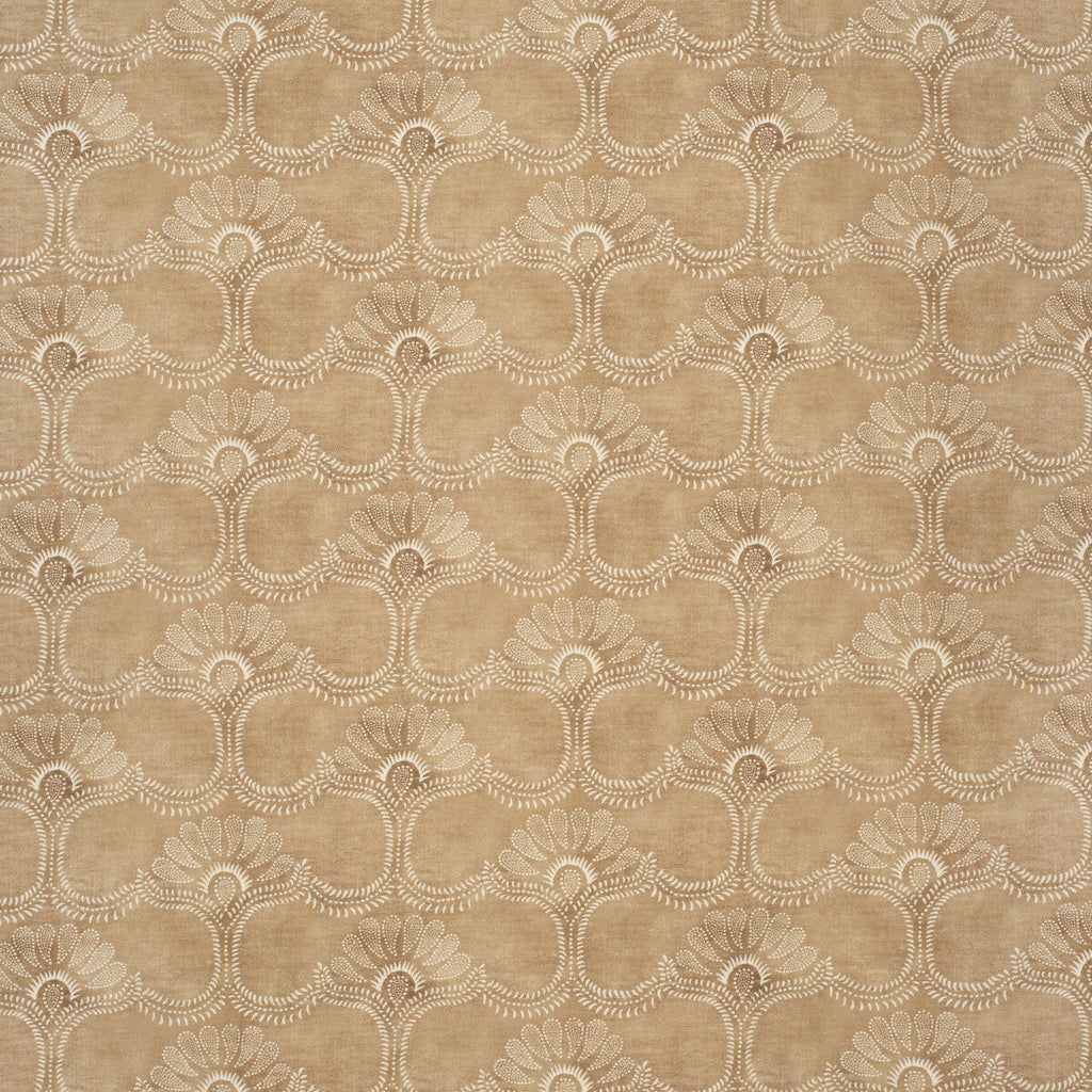 Samples and Purchasing available for Odessa - Chamois Brown By Lee Jofa | Paolo Moschino Fabrics |Botanical & Floral Lattice/Scrollwork Multipurpose Print at Designer Wallcoverings and Fabrics
