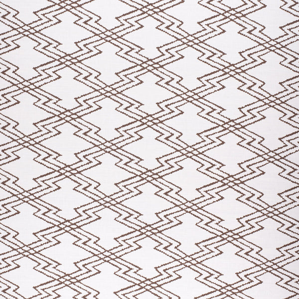 Via Krupp Bis - Brown Brown By Lee Jofa | Paolo Moschino Fabrics |Global Geometric Multipurpose Print