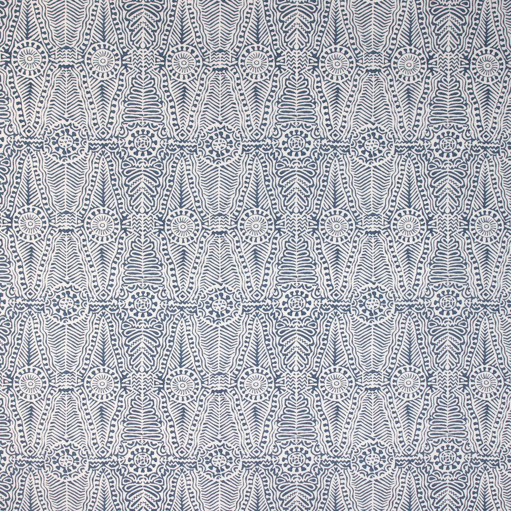 Drayton Print - Indigo Blue By Lee Jofa | Clare Prints |Global Geometric Multipurpose Print