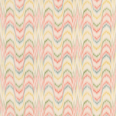 Samples and Purchasing available for Jasper Print - Pink/Gold Multi By Lee Jofa | Avondale | Ikat/Southwest/Kilims Multipurpose Print at Designer Wallcoverings and Fabrics