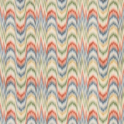 Jasper Print - Brick/Pool Multi By Lee Jofa | Avondale | Ikat/Southwest/Kilims Multipurpose Print
