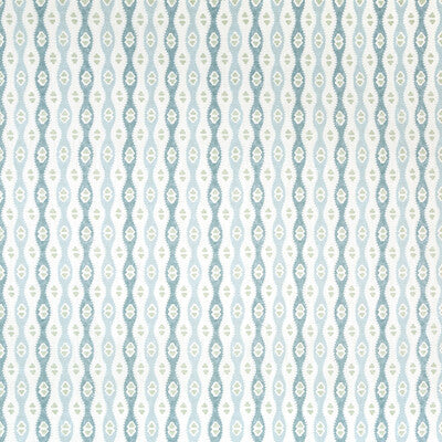 Elba Print - Chambray Turquoise By Lee Jofa | Avondale |Global Stripes Multipurpose Print