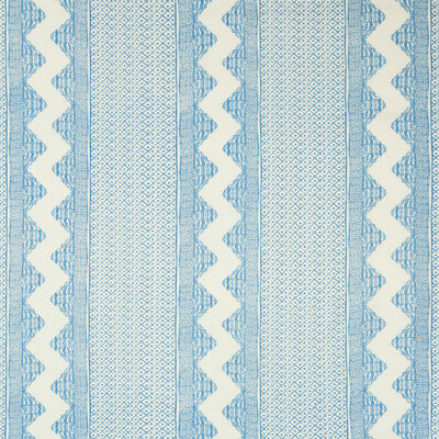 Samples and Purchasing available for Whitaker Print - Sky/Delft Blue By Lee Jofa | Avondale |Global Stripes Multipurpose Print at Designer Wallcoverings and Fabrics