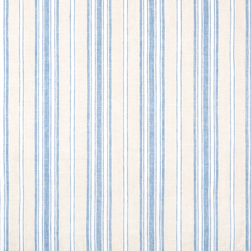 Laurel Stripe - Capri Blue By Lee Jofa | Avondale |Stripes  Multipurpose