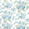 Samples and Purchasing available for Augustine Print - Aqua Turquoise By Lee Jofa | Avondale |Botanical & Floral  Multipurpose Print at Designer Wallcoverings and Fabrics