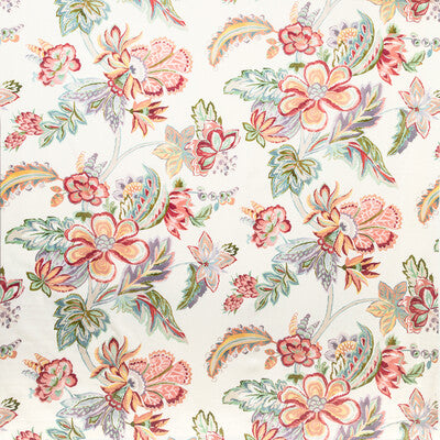 Augustine Print - Multi Multi By Lee Jofa | Avondale |Botanical & Floral  Multipurpose Print
