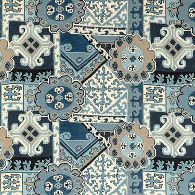Batangas Print - Blue/Slate Blue By Lee Jofa | Mindoro |Modern Global Multipurpose Print