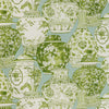 Pandan Print - Mist/Jade Multi By Lee Jofa | Mindoro |Chinoiserie Novelty Multipurpose Print