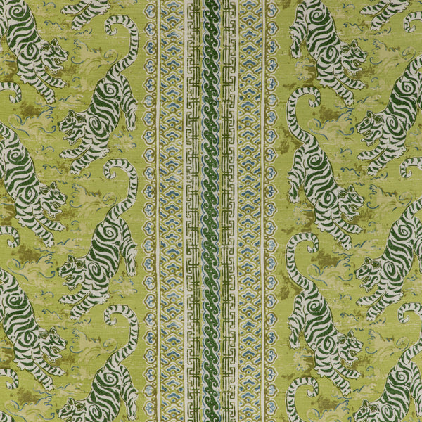 Bongol Print - Kiwi Green By Lee Jofa | Mindoro | Animal/Insects Multipurpose Embroidery