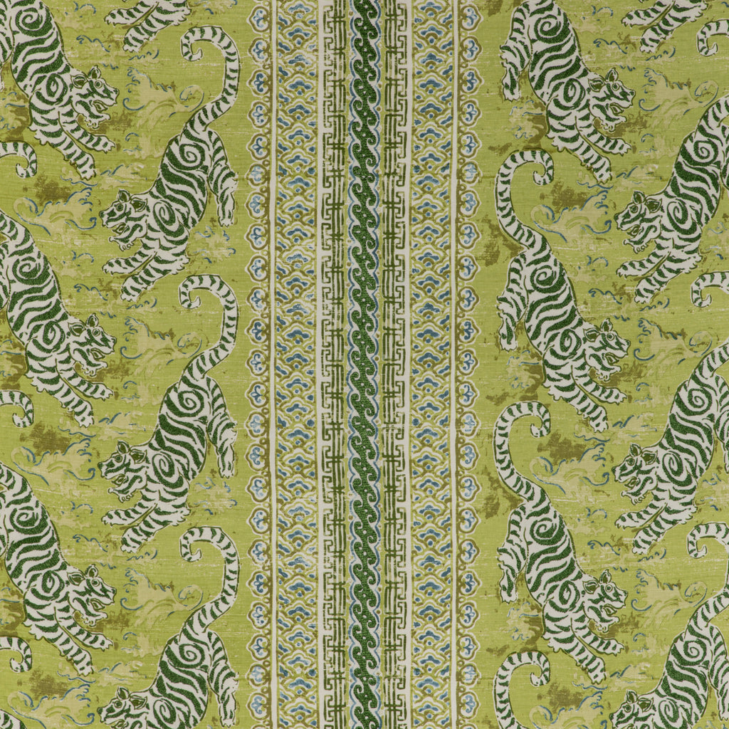 Bongol Print - Kiwi Green By Lee Jofa | Mindoro | Animal/Insects Multipurpose Embroidery