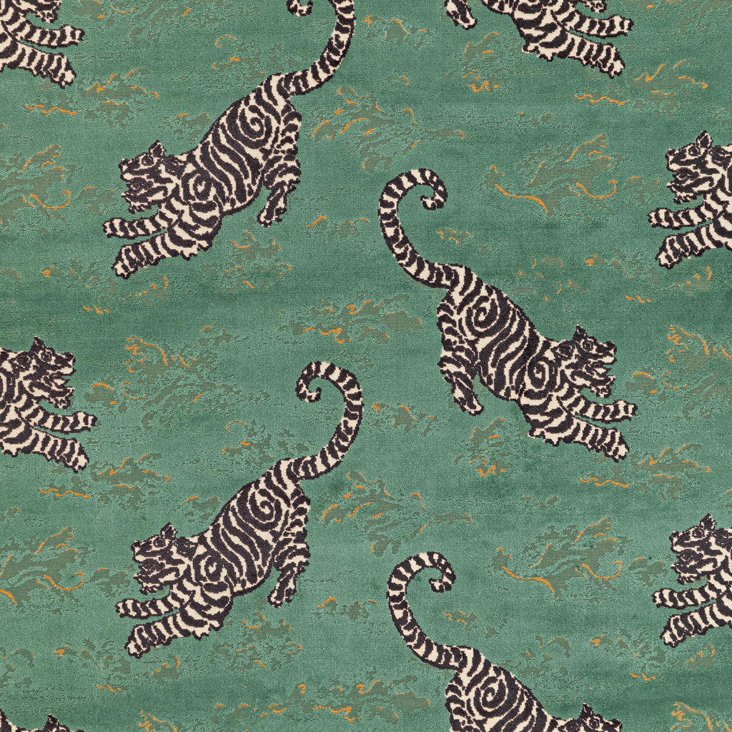 Les Rizieres Emb - Rust/Grey Multi By Brunschwig & Fils | Les Ensembliers Ii |Chinoiserie Modern Multipurpose Embroidery